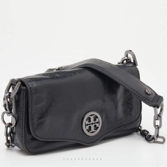 Tory Burch Handbags - Tory Burch Black Crossbody with Logo Medallion